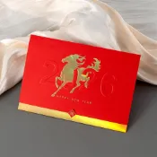 【全場客製化】高級新年賀卡 新年卡 浮雕卡片 客製新春賀卡 感謝卡片 祝福卡 企業送禮卡片 元旦賀卡 春節賀卡 祝福賀卡
