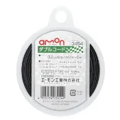 日本AMON 車內外用 低功率配線用電線 黒/黒白 雙線 0.2sq(AWG24) 6m長 3454