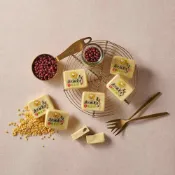 【港記酥皇】翡翠綠豆糕(兒時蜜紅豆)10入裝禮盒 綠豆黃 台灣伴手禮 伴手禮 過年禮盒 端午禮盒 中秋禮盒