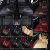 寓偉 2021高品質新款淩誌皮革腳踏墊Lexus ES200 ES240 ES250 ES350 ES300h汽車雙層皮革腳墊