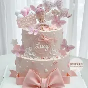 寇比 小公主 造型蛋糕 浪漫公主風 雙層蛋糕 週歲蛋糕 生日蛋糕 客製化蛋糕 卡通蛋糕