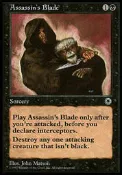 魔法部屋MTG單卡售Portal 入門 一版 Assassin's Blade 刺客之刃 U卡【英文Mint+NM】