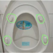 （快速出貨）HCG 原廠馬桶蓋墊片 軟墊 防震墊 上蓋墊 下膠墊 適合CF8447 8447NX麗佳多 8447ND