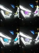 『小星精品』 送T10小燈 燈匠 LED魚眼大燈 FORCE 複眼式 導光 魚眼 LED大燈 雙近雙遠 雙大燈