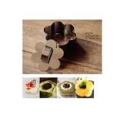 (店+)嚴選SHOP (附壓板) 3吋不銹鋼小慕斯圈 慕斯模 點心模具 提拉米蘇 起司蛋糕模具 烘焙模 餅乾模具 M009