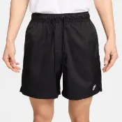 【NIKE 耐吉】短褲 男 6吋運動褲 寬鬆版型 AS M NK CLUB FLOW SHORT 黑 FN3308-010