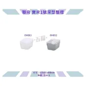 (店+)聯府 OH011透明 OH012灰色寶來1號深型整理盒透明 小物收納盒 抽屜收納