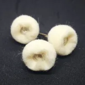 ✨快速出貨✨ 羊毛絨 拋光輪 羊毛輪 羊毛球 打磨 去毛刺 木工 金屬 玉石 琥珀 金工 拋光 研磨 帶柄