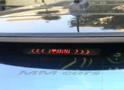 MINI Cooper S R56 F55 F56 迷你 三門 後擋風 玻璃 高位 第三煞車燈 尾燈 碳纖維 卡夢 貼紙