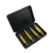 (店+)斷絲取出器 1套4組件 崩牙救星 取絲器 退牙器 螺絲滑牙 螺絲取出 水管退牙器 反牙螺絲攻 崩牙提取器 5-SO10