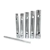 (店+)通用火星塞套筒(六件組 8~17MM 水龍頭拆卸安裝工具「工具仁」馬蹄片安裝固定工具 空心套筒 機車工具六角螺帽)
