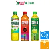 愛買線上購物 御茶園每朝健康系列(綠茶/雙纖綠茶/紅茶)(650ML*4入/組)【愛買】