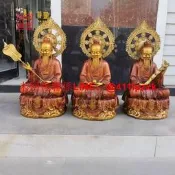 三清神像道家太上老君元始天尊靈寶道德天尊三清祖師供奉家用擺件