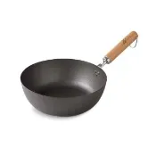 【Arnest】eN鐵防護深型炒鍋_24cm(ih爐可用鐵鍋/日本製平底鍋/物理性不沾鍋)