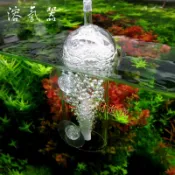 超白 玻璃 溶氧器 氣泡石 風管 防噴水垢溶解器 細化 器 空氣 馬達 打氣 機 水族 魚 缸 類VIV NAG