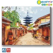 (店+)【Manto】京都散策-台灣製DIY數字油畫|超取專用大小