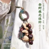 阿花挖寶箱🔥天然果殼搖鈴 掛鈴 音療樂器 音樂療 手搖鈴鐺 果實風鈴 包包掛飾 掛件