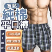 【天天出貨】平口褲 純棉內褲 四角褲 純棉開檔款-XL 男四角褲 男平口褲 純棉男內褲 四角男內褲 前開檔 男內褲