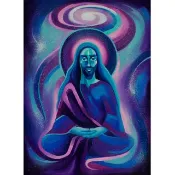 耶穌繪畫精神原創藝術冥想藝術品油畫 60 x 80 厘米