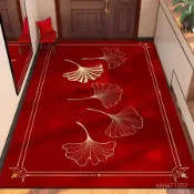 【新年快樂】中式硅藻泥入戶地墊吸水防滑紅色大門口進門墊子浴室衛生間腳墊子