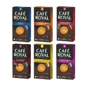  即期品【Cafe Royal】芮耀膠囊咖啡10顆1盒  口味任選5盒(全系列適用於雀巢 Nespresso膠囊機)