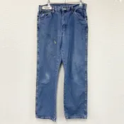 【DOKODEMO】Dickies 牛仔褲/長褲，拉鍊門襟，靛藍色，W32 碼，古著。