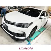 LI✌適用TOYOTA 11代 11.5代 ALTIS 專用 消光黑競速PLUS版 前下巴 前鏟 前定風翼 前擾流板✌