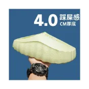 (店+)時尚顆粒按摩情侶包頭拖拖鞋男涼鞋沙灘鞋聚氨酯鞋底按摩墊厚底輕量半拖低幫鞋真皮男鞋抗菌消臭增高運動耐磨足弓防滑舒適包頭拖鞋防磨腳外出拖鞋室外拖鞋休閑運動男鞋