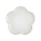 【Le Creuset】瓷器花型盤23cm(蛋白霜)