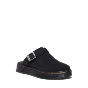 Dr. Martens 馬汀 Brookline 黑色男士絨面皮革穆勒涼鞋