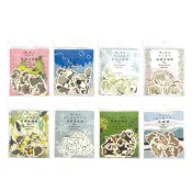 【莫莫日貨】日本製 貼紙堂 2025 9月新品 加藤真治合作款 瀕絕動物系列 香蕉紙 貼紙包 (共8款)