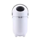 【Glass King】GK-985L 寶貝尿布桶 寵物尿布桶 防臭尿布桶 尿布處理器 家用垃圾桶 15L大容量 安全圓弧設計