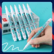 【本物研究所🎨】801白色油性記號筆 不掉色 1mm 速乾防水黑卡紙玻璃塑料油漆筆 4Y9A