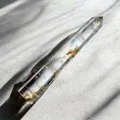 白水晶 激光水晶柱 瘦長透亮 稜線清晰 雷射柱 天然白水晶 激光柱