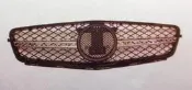 泰山美研社 20091503 BENZ 賓士 W204 07-14年 C63 改X網條 亮黑框電鍍一線大星 水箱護罩