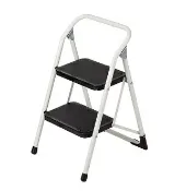 銳冠辦公家用品 【銳冠】SLH-02鐵梯 大踏板2階工作梯 扶手梯 折疊梯