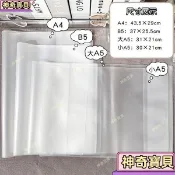 【透明書套】EVA書皮 書本軟膠套 保護套 卡冊 手賬本書衣 a5 b5 a4 加厚保護膜 活頁本 活頁夾 卡冊內頁 書