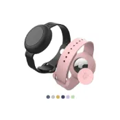 (店+)【GS 3C】兒童長輩皆適用 防潑水 AirTag 矽膠手環 親膚 無毒 追蹤器防丟手環 定位器保護套 防摔殼 防走失