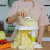 上新 高麗菜手搖切絲器｜大容量家用廚房刨絲機 手搖切絲器 多功能高麗菜大頭菜切菜器 手搖式省力快速切絲 包心菜高麗 09