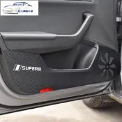臺灣現貨✨SKODA MK3MK3.5 SUPERB車門防踢墊 碳纖卡夢皮革 SUPERB COMBI SPORTLI