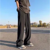 【LC】頂級面料！三宅一生落地長褲上衣 男生長褲上衣 落地褲 長褲 女生長褲上衣 柔軟 彈性 休閒 百摺褲 男女通用