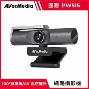 雙11優惠自動對焦AI網路攝影機    圓剛AVerMedia 4K自然補光AI網路攝影機-PW515 (球面)