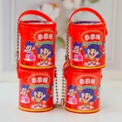 仿真乖乖桶裝鑰匙扣 微縮零食食玩吊飾 臺灣開蓋乖乖桶 扭蛋包包掛件