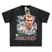 【足球系列】Zinedine Zidane 席內丁·席丹 美式風格 短袖T恤 法國 隊長 皇家馬德里足球俱樂部