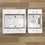 白色一聯明盒 1P / 2P 明盒 電工器材 一聯明盒 1連塑膠盒 電料 水電 明BOX 開關盒 PVC BOX