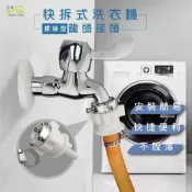 (店+)Elephant Waters 沐象 快拆式洗衣機龍頭接頭-螺絲型 洗衣機專用 水龍頭接頭 快拆式