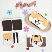 💌柴犬手工卡片 瀑布小卡 雙面滑動卡 相機卡片 摺疊卡片手作卡片 機關卡片 立體卡片  情人節卡片 生日卡片