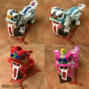 舞獅(塑膠腳) 舞龍 虎爺 廣東獅 台灣文化 文創商品 過年過節送外國朋友 小孩禮物 小狗裝 裝飾品 中元普渡 壽桃塔