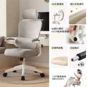 人體工學椅 電腦椅 電競椅 辦公椅 逍遙款4D頭枕6D隨心腰托四級氣杆椅子