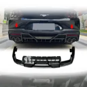 適用於2024款福特野馬後下巴改裝mustang s650升級shelby後保險桿套件